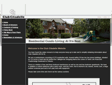 Tablet Screenshot of clubcitadelle.ca